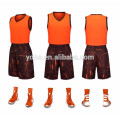 Großhandel orange Basketball Uniformen Design